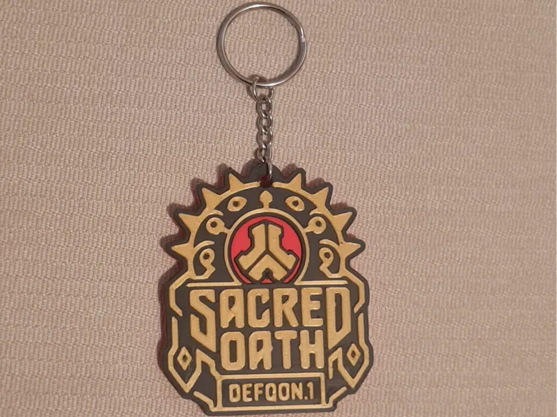 Defqon keychain sacred oath