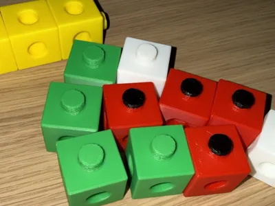 Adapted Math Cube Manipulatives