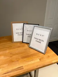 8-1/2 x 11 With 3 Frame Profiles 0.2mm layer, 2 walls