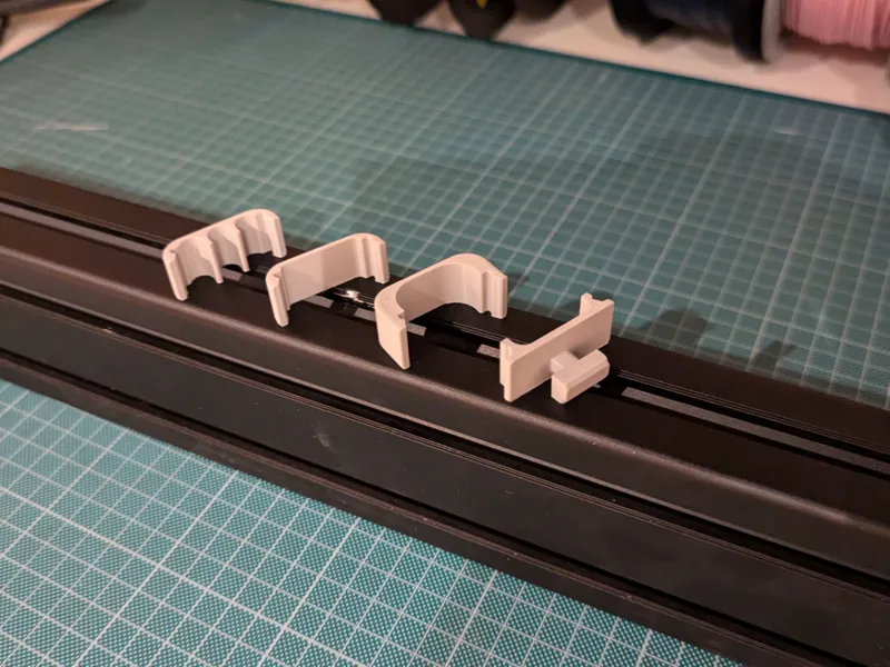 Improved Modular 4040 Profile Cable Clip