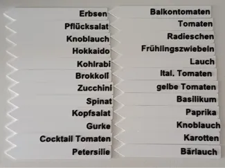Pflanzenbeschriftung