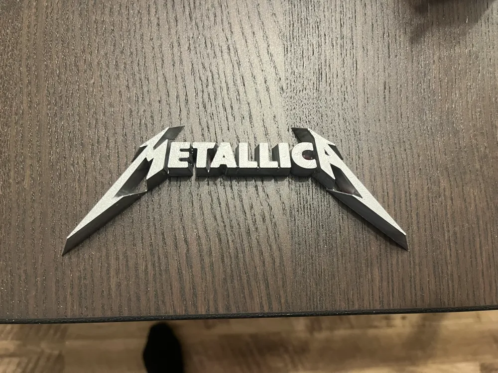 LLICA メタリカ 3D ロゴフィギュア METALLICA メタリカ 3D ロゴフィギュア