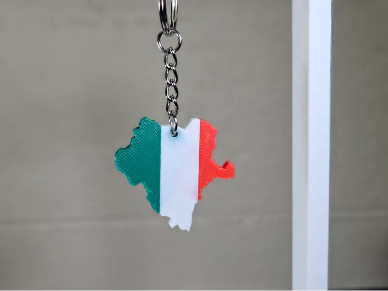 Durango Mexican Flag Keychain