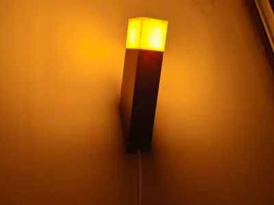 Minecraft Torch Lamp (No-Magnet Remix Voxel Forge)