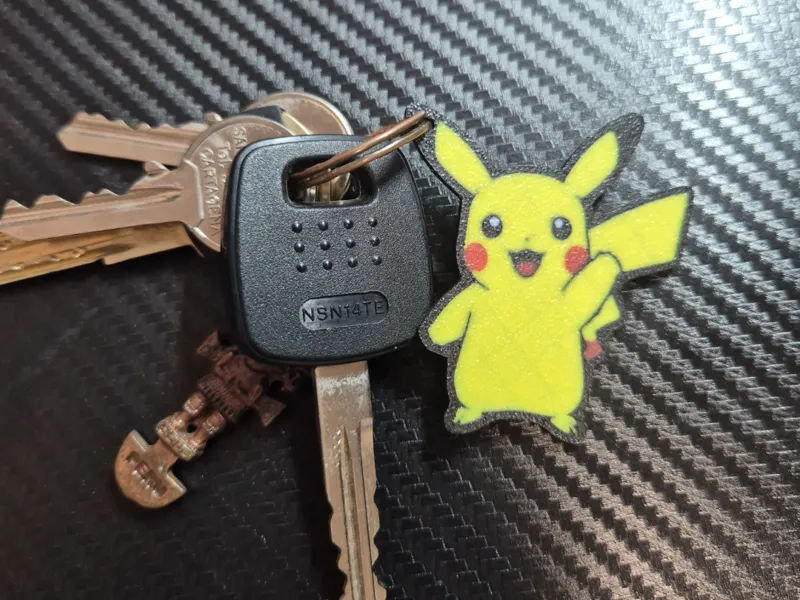 Llavero de pikachu