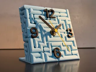 Python 3D Maze Clock (Bambu Kit 011)