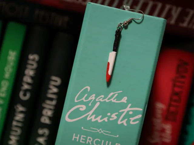 Crime Scene Knife Earrings
