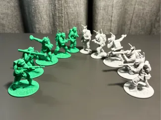 Shrek toy soldiers