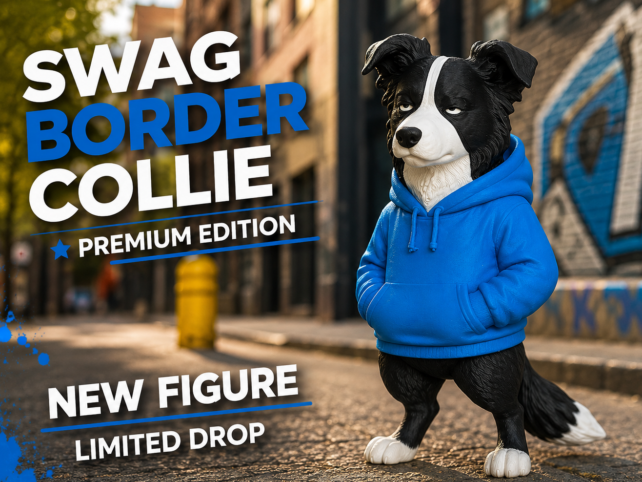 Cool swag Border Collie
