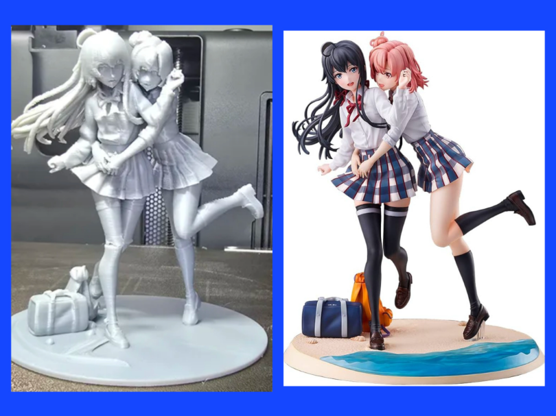 Sexy anime girls figurine
