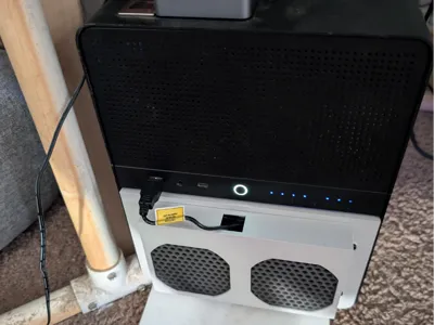 Jonsbo N3 Front Dual 5V Noctua Fan Cover 