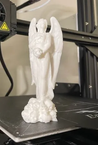 Ange de la mort — statuette gothique