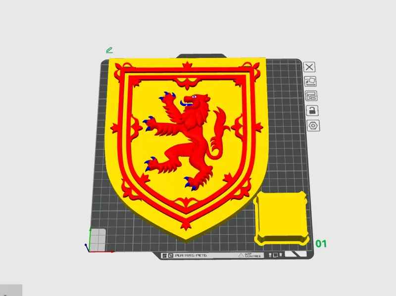 Scotland  Coat Of Arms Wall Plaque 