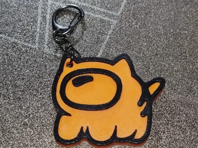 Chaveiro Gatinho Among Us