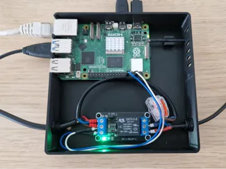 Boitier Raspberry Pi 5 + Relais 1CH