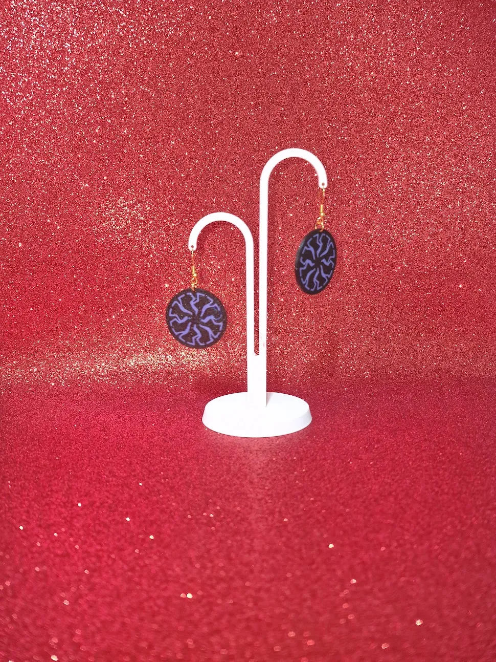 Electric earrings view 3