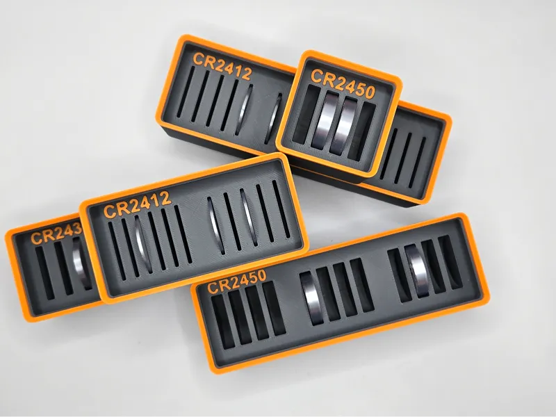 CR24xx Coin Battery Storage for Gridfinity