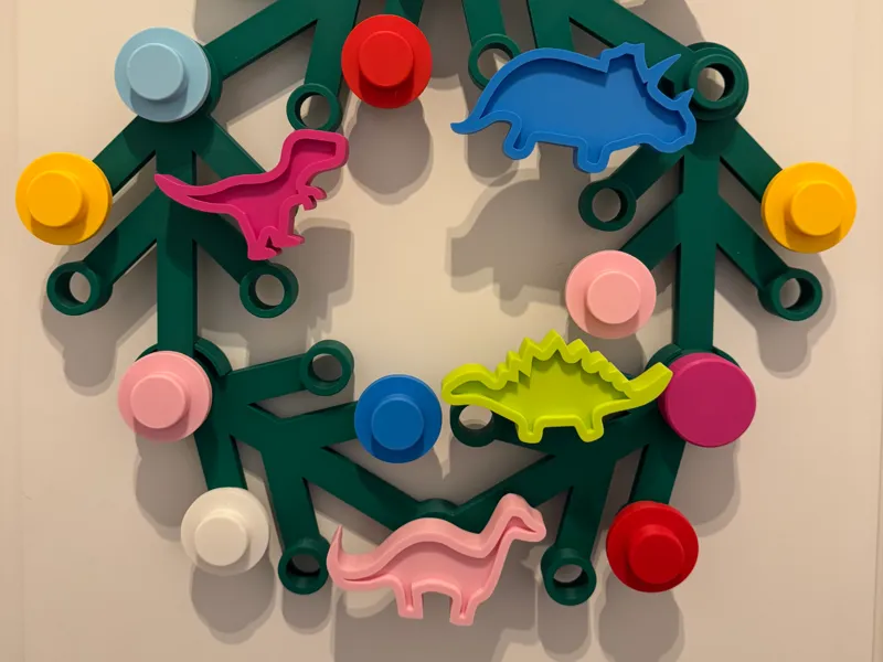 Dinosaurs for Not Another Brick Wreath