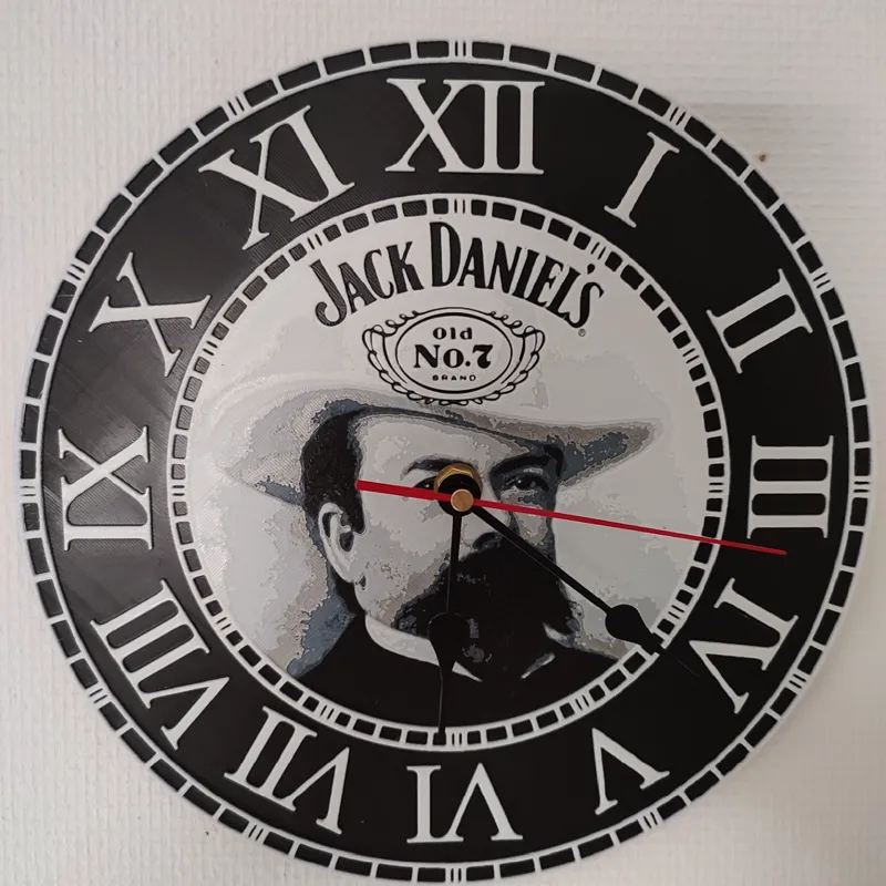 3-color HueForge Jack Daniel's Clock
