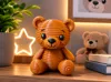 Cute Knitted Teddy Bear normal size