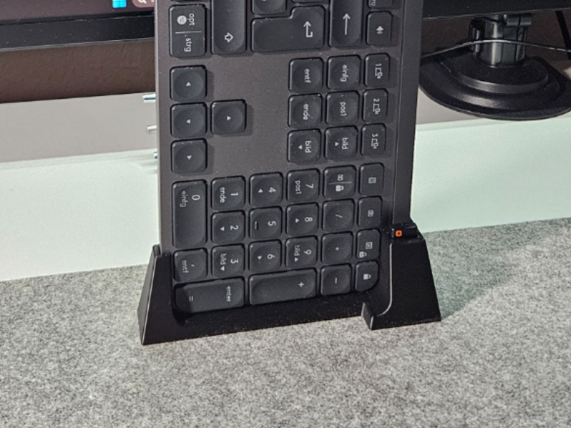 Logitech MX Keys vertical keyboard stand