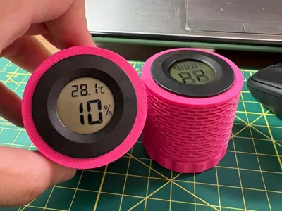 Silica Container with hygrometer 55g