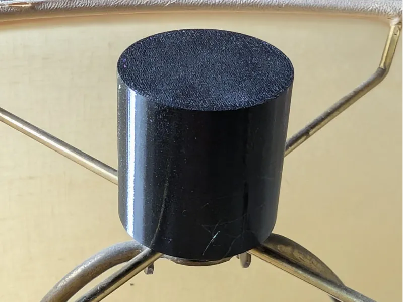 Lamp Shade Finial Cap - 1/4" - 27 Thread