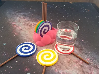Lollipop Coasters 