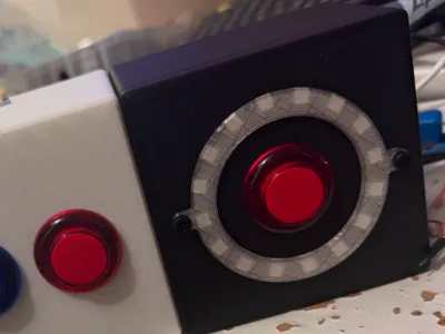 ESP32 Arcade button Box with LED ring