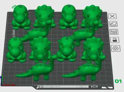 Dino String Light Caps