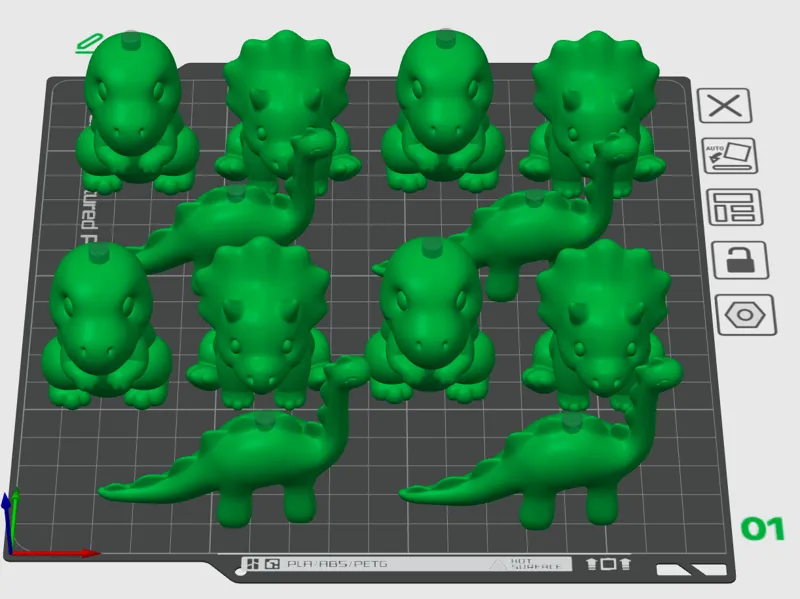 Dino String Light Caps