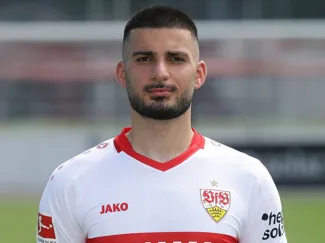 Statue von Dennis Undav VFB Stuttgart