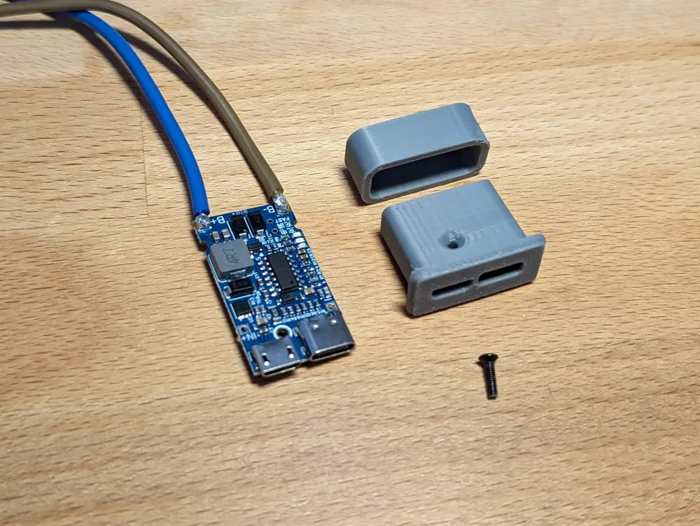 Mount Holder for USB-C 18V 18W 2A battery 5S charging charger module by ...