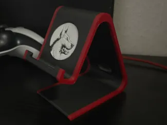 Handyhalter mit Hueforge-Mittelkreis
