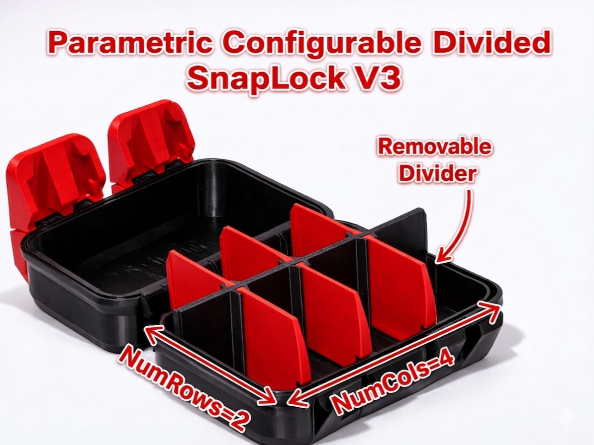 Parametric Configurable Divided SnapLock V3