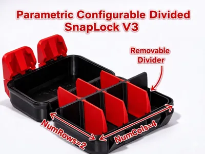 Parametric Configurable Divided SnapLock V3