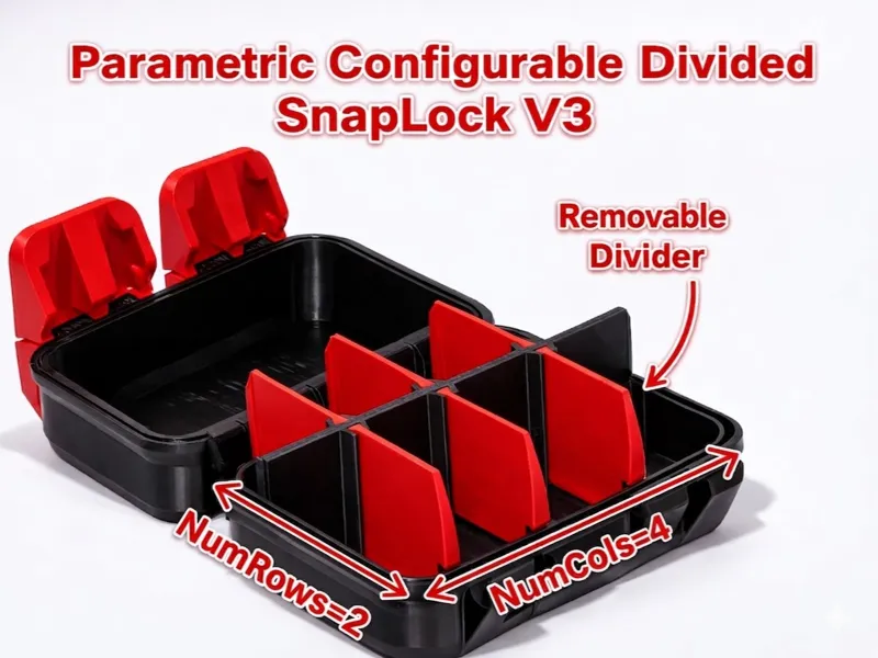 Parametric Configurable Divided SnapLock V3