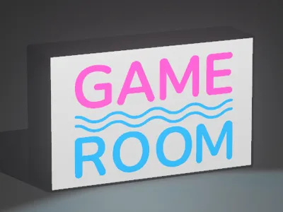 Game Room Lightbox