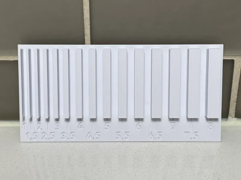 Wall Sizes (Calibration & Quick Reference Tool)