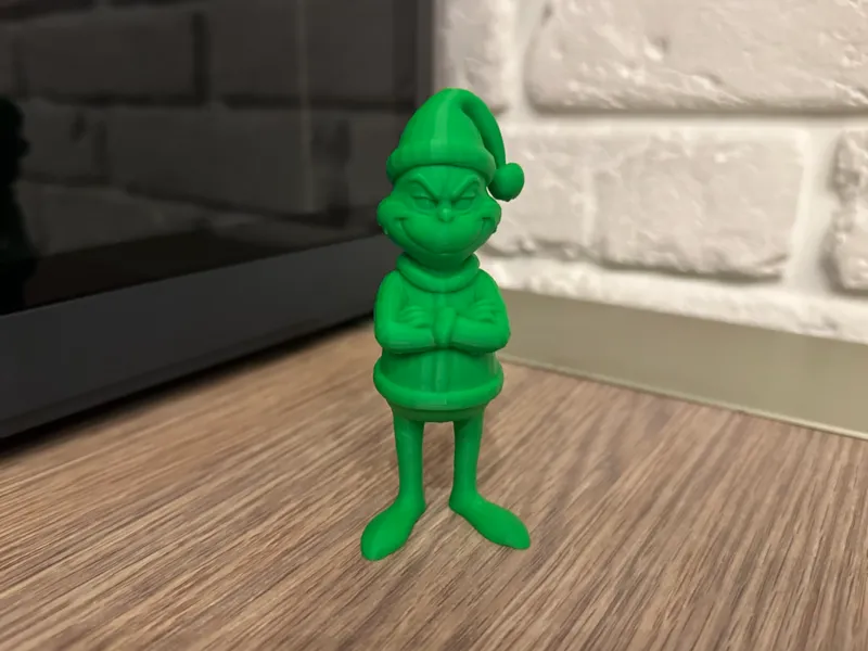 Grinch Style Christmas Figure