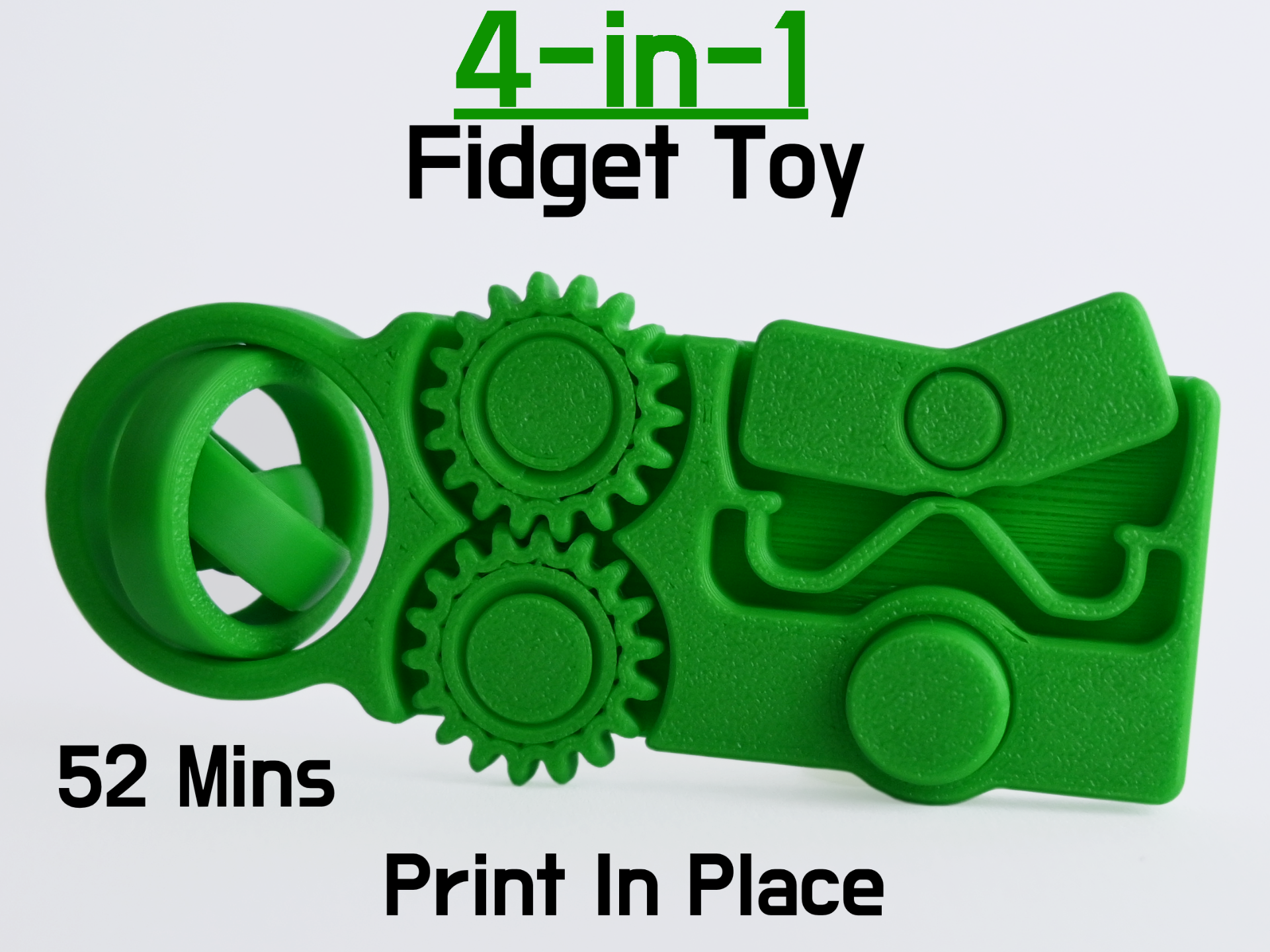 4-in-1 Fidget Toy (Print In Place)