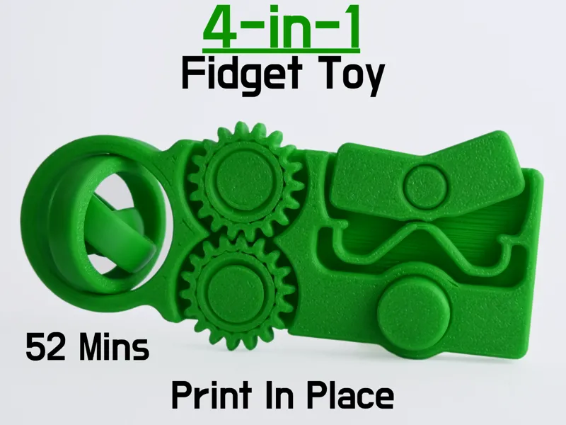 4-in-1 Fidget Toy (Print In Place)