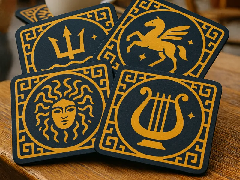 Guardians of Olympus – Coaster Set