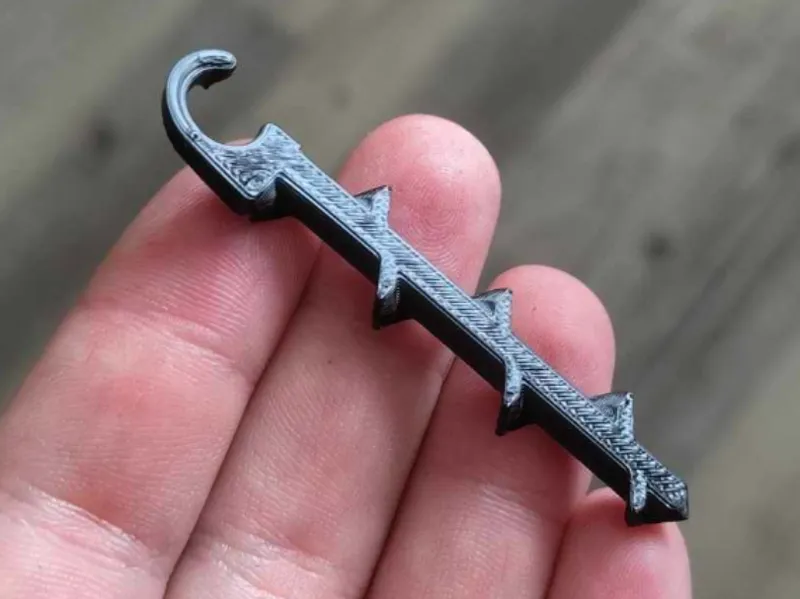 Garden Hook (twist) (easy to print)
