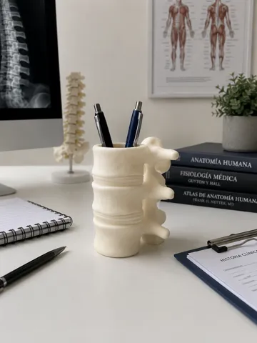 Jarrón decorativo: Jarrón de Columna Vertebral — vista de referencia 2