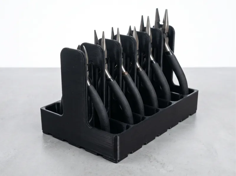 6 Jewelery Plier Rack for Table Gridfinity Fast