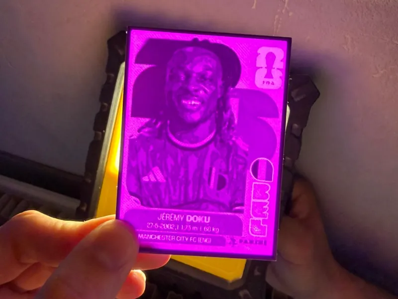 Jeremy Doku 3D figurine (Panini Album 2026)