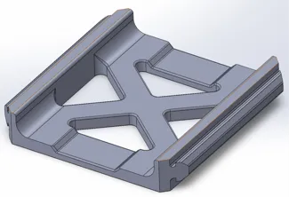3/4 aluminum rail connector