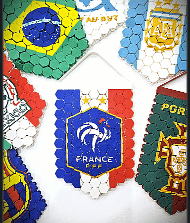 France flexible flag - fanion