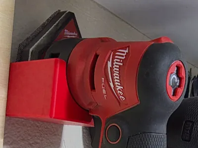 Milwaukee Orbital Detail Sander Wall Mount